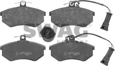 SWAG 30 91 6066 комплект тормозных колодок, дисковый тормоз на AUDI 100 Avant (44, 44Q, C3)