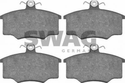 SWAG 30 91 6320 комплект тормозных колодок, дисковый тормоз на AUDI 80 (81, 85, B2)
