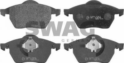 SWAG 30 91 6338 комплект тормозных колодок, дисковый тормоз на SKODA OCTAVIA (1U2)