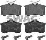 SWAG 30 91 6488 комплект тормозных колодок, дисковый тормоз на AUDI A1 (8X1, 8XK, 8XF)