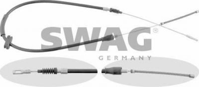 SWAG 30 91 7840 трос, стояночная тормозная система на AUDI 100 Avant (44, 44Q, C3)