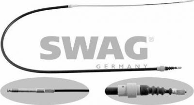 SWAG 30 93 0761 трос, стояночная тормозная система на VW LUPO (6X1, 6E1)