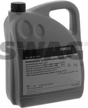 SWAG 30 93 9096 масло автоматической коробки передач на 5 (F10, F18)