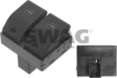 SWAG 30 94 4537 выключатель, стеклолодъемник на SEAT IBIZA IV (6L1)