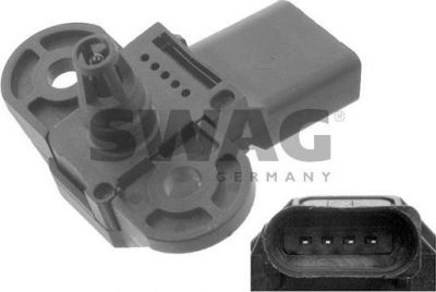 SWAG 30 94 5079 датчик, давление наддува на VW MULTIVAN V (7HM, 7HN, 7HF, 7EF, 7EM, 7EN)