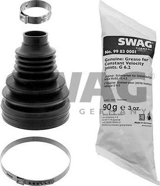 SWAG 30 94 8819 комплект пылника, приводной вал на AUDI A4 Allroad (8KH, B8)