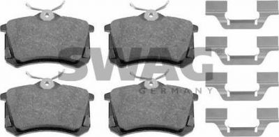 SWAG 32 91 6406 комплект тормозных колодок, дисковый тормоз на VW GOLF IV (1J1)