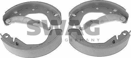 SWAG 40 91 7457 комплект тормозных колодок на OPEL KADETT E кабрио (43B_)