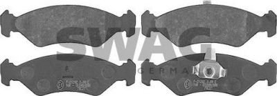 SWAG 50 91 6042 комплект тормозных колодок, дисковый тормоз на FORD FIESTA IV (JA_, JB_)