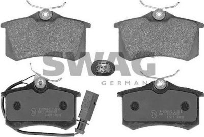 SWAG 50 91 6394 комплект тормозных колодок, дисковый тормоз на VW SHARAN (7M8, 7M9, 7M6)