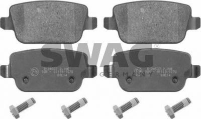 SWAG 50 91 6642 комплект тормозных колодок, дисковый тормоз на VOLVO V70 III (BW)