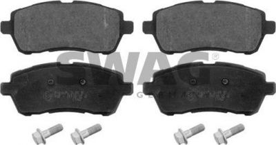 SWAG 50 91 6820 комплект тормозных колодок, дисковый тормоз на MAZDA 2 (DE)