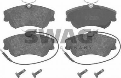 SWAG 60 91 6543 комплект тормозных колодок, дисковый тормоз на RENAULT ESPACE III (JE0_)