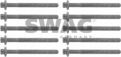 SWAG 60 92 4074 комплект болтов головки цилидра на RENAULT TWINGO II (CN0_)