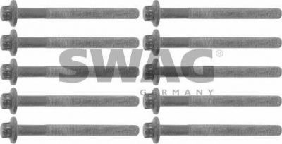 SWAG 60 92 4075 комплект болтов головки цилидра на RENAULT LAGUNA II Grandtour (KG0/1_)