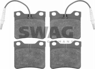SWAG 62 91 6137 комплект тормозных колодок, дисковый тормоз на PEUGEOT 605 (6B)