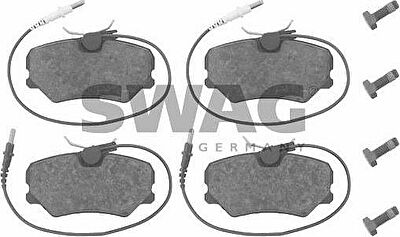 SWAG 62 91 6258 комплект тормозных колодок, дисковый тормоз на PEUGEOT 405 II Break (4E)