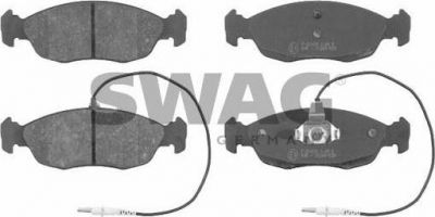 SWAG 62 91 6259 комплект тормозных колодок, дисковый тормоз на PEUGEOT 306 (7B, N3, N5)