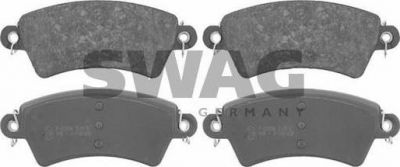 SWAG 62 91 6364 комплект тормозных колодок, дисковый тормоз на PEUGEOT 206 SW (2E/K)