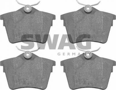 SWAG 62 91 6548 комплект тормозных колодок, дисковый тормоз на PEUGEOT 407 SW (6E_)