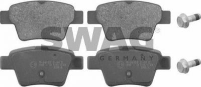SWAG 62 91 6715 комплект тормозных колодок, дисковый тормоз на CITROEN C4 I (LC_)
