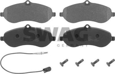 SWAG 62 91 6830 комплект тормозных колодок, дисковый тормоз на PEUGEOT EXPERT Tepee (VF3V_)