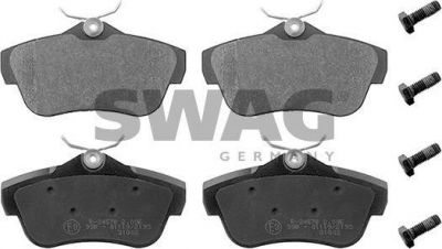 SWAG 62 91 6891 комплект тормозных колодок, дисковый тормоз на PEUGEOT EXPERT Tepee (VF3V_)