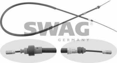 SWAG 62 92 9362 трос, стояночная тормозная система на PEUGEOT 206 седан