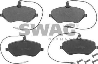 SWAG 64 91 6829 комплект тормозных колодок, дисковый тормоз на PEUGEOT 407 SW (6E_)