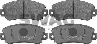 SWAG 70 91 6077 комплект тормозных колодок, дисковый тормоз на FIAT UNO (146A/E)