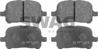 SWAG 81 91 6724 комплект тормозных колодок, дисковый тормоз на TOYOTA PREVIA (MCR3_, ACR3_, CLR3_)