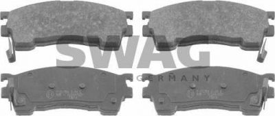 SWAG 83 91 6198 комплект тормозных колодок, дисковый тормоз на MAZDA 626 IV Hatchback (GE)
