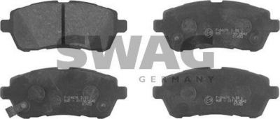 SWAG 83 91 6771 комплект тормозных колодок, дисковый тормоз на MAZDA 2 (DE)