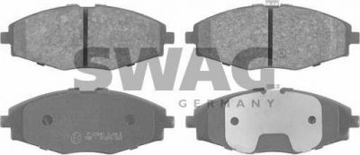 SWAG 89 91 6341 комплект тормозных колодок, дисковый тормоз на DAEWOO MATIZ (KLYA)