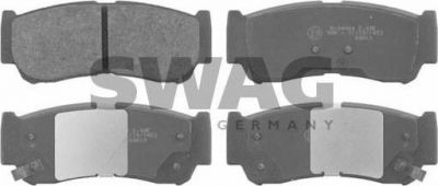 SWAG 90 91 6668 комплект тормозных колодок, дисковый тормоз на HYUNDAI SANTA FE II (CM)