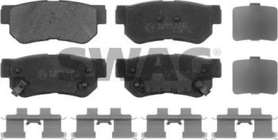 SWAG 90 91 6678 комплект тормозных колодок, дисковый тормоз на HYUNDAI GETZ (TB)