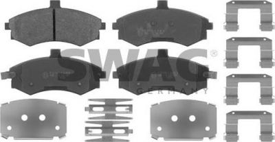 SWAG 90 91 6679 комплект тормозных колодок, дисковый тормоз на HYUNDAI ELANTRA (XD)