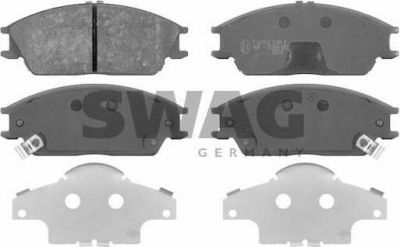 SWAG 90 91 6683 комплект тормозных колодок, дисковый тормоз на HYUNDAI ACCENT II седан (LC)