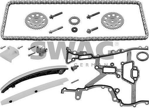 SWAG 99 13 3082 комплект цели привода распредвала на OPEL ASTRA H (L48)