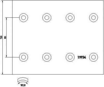 Textar 1993410 комплект тормозных башмаков, барабанные тормоза на RENAULT TRUCKS G