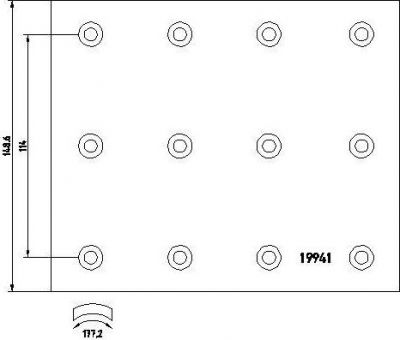 Textar 1994102 комплект тормозных башмаков, барабанные тормоза на VOLVO F 10