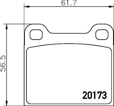 Textar 2017301 комплект тормозных колодок, дисковый тормоз на OPEL MONZA A (22_)