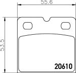 Textar 2061003 комплект тормозных колодок, дисковый тормоз на MOTORCYCLES K