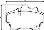 Textar 2193702 комплект тормозных колодок, дисковый тормоз на PORSCHE BOXSTER (987)