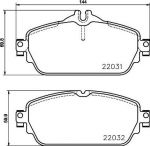 Textar 2203102 комплект тормозных колодок, дисковый тормоз на MERCEDES-BENZ E-CLASS (W213)