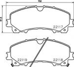 Textar 2211701 комплект тормозных колодок, дисковый тормоз на NISSAN X-TRAIL (T32_)