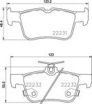 Textar 2223101 комплект тормозных колодок, дисковый тормоз на FORD GALAXY