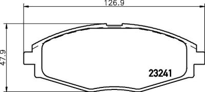 TEXTAR Колодки передние DAEWOO MATIZ NEXIA LANOS (96316582, 2324102)