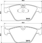 TEXTAR Колодки торм.пер. 3 (E90, E91) (2331303)