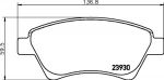 TEXTAR Колодки передние RENAULT MEGANE 2 (7701208122, 2393001)